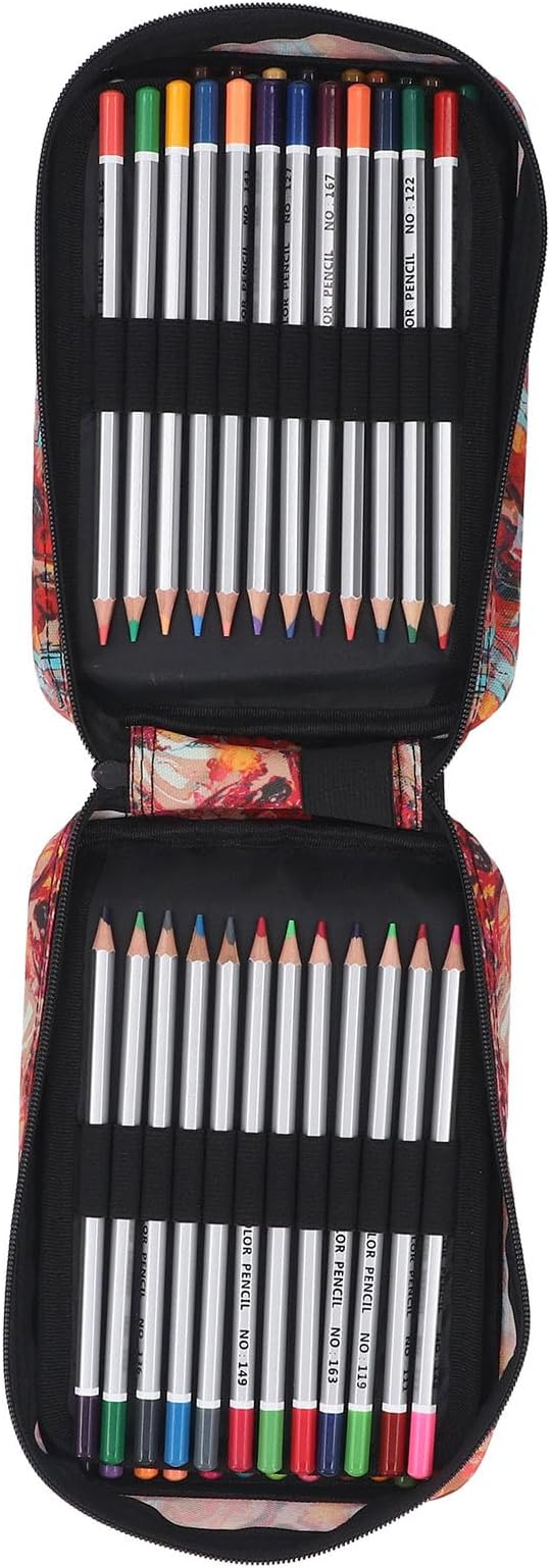 Pssopp Soft Core oil Based Colored Pencils Set Sketching Drawing Pencils Set,Colored Pencils Art Supplies for Kid Beginners Color Pencils Drawing Pencils Art Craft Supplies for Students