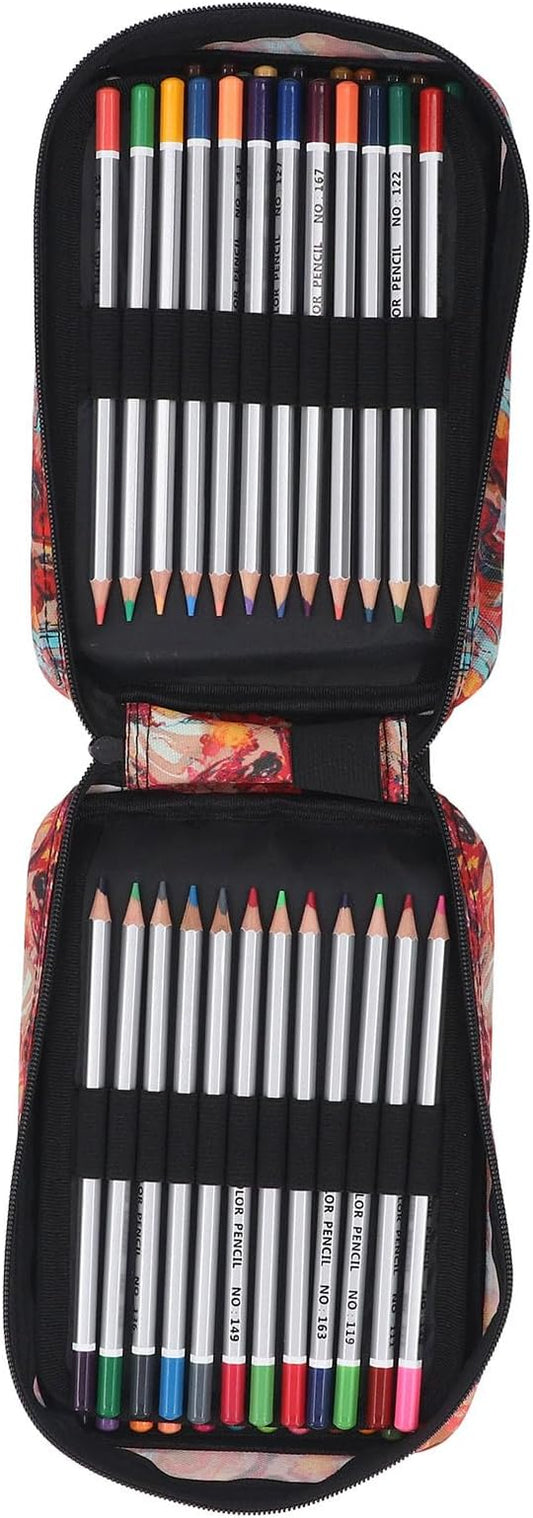 Pssopp Soft Core oil Based Colored Pencils Set Sketching Drawing Pencils Set,Colored Pencils Art Supplies for Kid Beginners Color Pencils Drawing Pencils Art Craft Supplies for Students