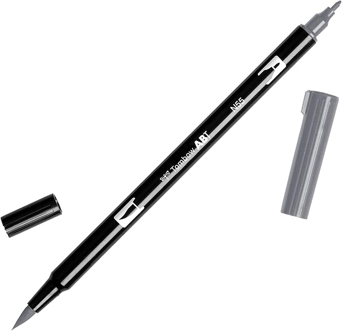 Tombow ABT N55 Dual Brush Pen - Cool Grey 7