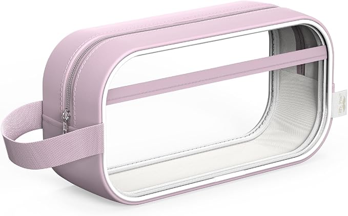Mr. Pen- Clear Pencil Pouch, Large Capacity Makeup Pouch | Clear Pen Pencil Case, Cosmetics Bag, Multi-Purpose for Travel, School, Teen Girls, Transparent Stationary Bag
