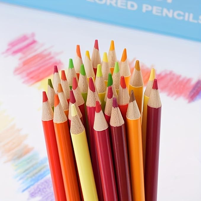 MATOTO 180-Colors Oil-Based Colored Pencils Set, Professional Artist-Grade Vibrant Soft Core For Coloring Books, Drawing, Sketching- Premium Art Supplies in Elegant Metal Tin Case, Gift for Artists