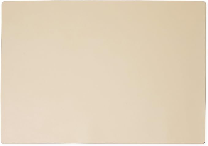 Leatherology Premium Dove Full Grain Leather Desk Pad – Modern Desk Mat for Home Office or Workspace – Water & Scratch Resistant, Slim Portable Design with Microsuede Lining