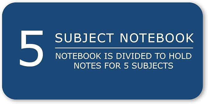 Roaring Spring Environotes Recycled Spiral Notebook, 5 Subject, 12 Pack, 11" x 9", 160 Perforated Sheets, 20 lb Bio-Based Paper, College Ruled w/ Margin, Assorted Earthtone Covers, Double Pocket, 4 Dividers, Made in USA