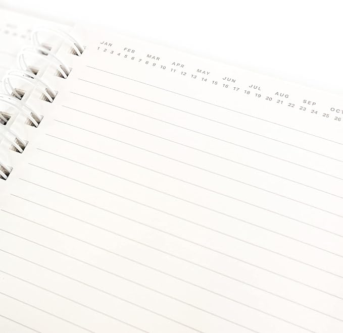 Graphique Designer Notebooks - Positive Mind. Positive Life. - Spiral Bound Writing Journals for Offices, Schools, Classrooms, and More - Hard Cover with 160 Ruled Pages (6.25" x 8.25")