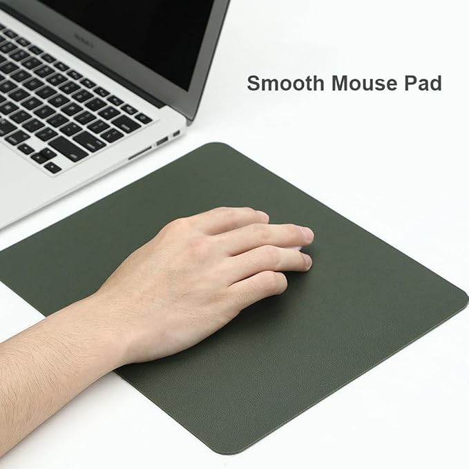 Leather Desk Pad Dual-Sided Office Desk Mat Waterproof,Large Table Cover Protector Smooth Mouse Pad Writing Gaming Mat for Laptop Keyboard (Black,35.4x15.7in/90x40cm)