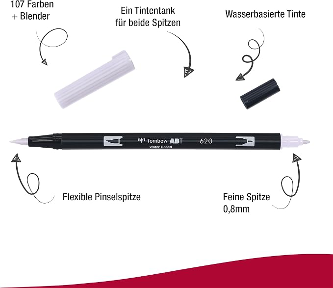 Tombow Dual Brush Pen, ABT, No. 620 (AB-T620)