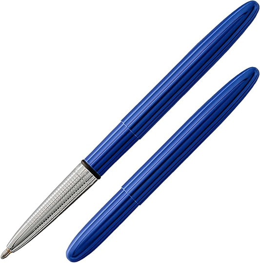 Fisher Space Pen Blueberry Bullet Pen, Pressurized Ballpoint Pen, Compact Size, Writes Upside Down and in Extreme Temperatures, Smooth Black Ink, Medium Point, Gift Box, Made in the USA