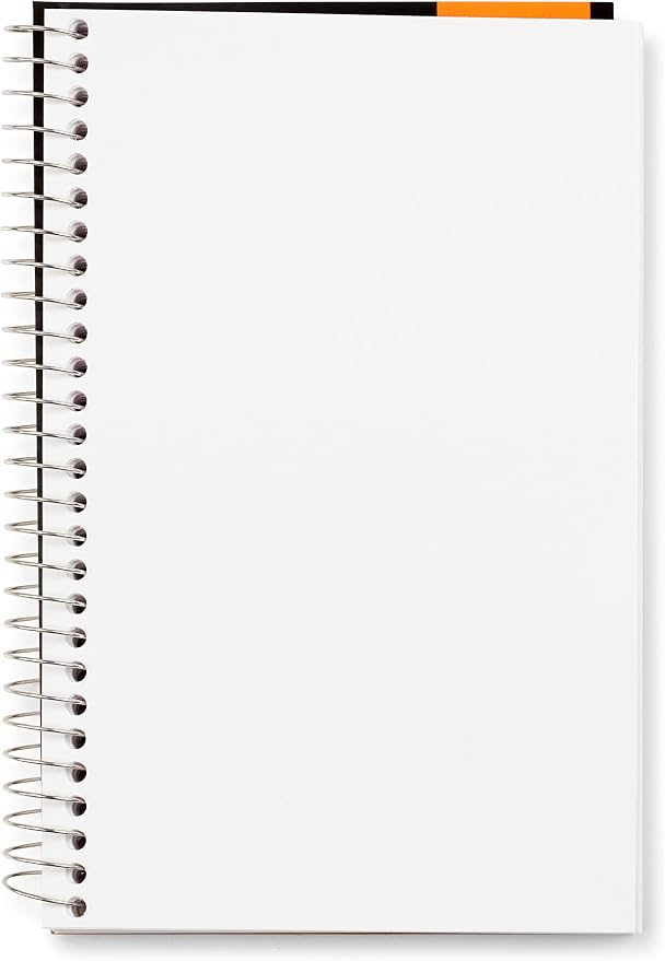 Bienfang Sketch Pad 5.5x8.5 Inch, 100 Sheets of 60lb 90gsm Art Paper, Spiral Bound Sketch Book Drawing Notebook