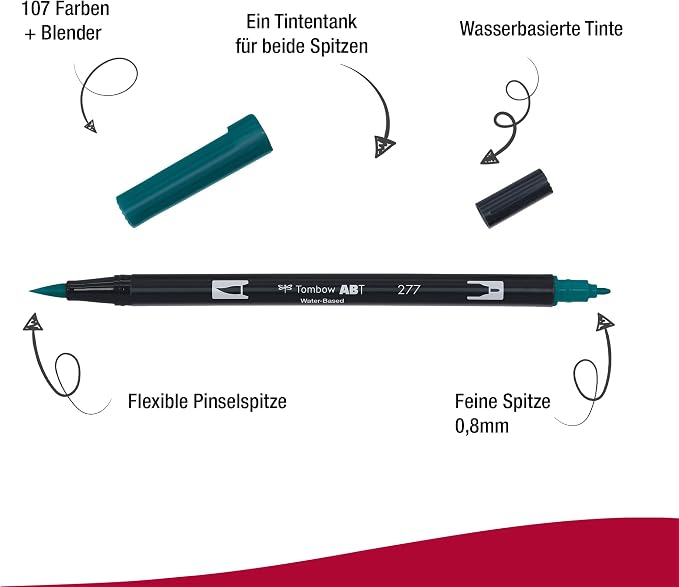 Tombow Dual Brush Pen, ABT, No. 277 (AB-T277)