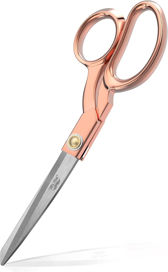 Mr. Pen- Premium Tailor Scissors, 8-Inch | Heavy Duty Carbon Steel Sewing & Fabric Scissors, Tailor Shears, Ultra-Sharp for Smooth Cutting