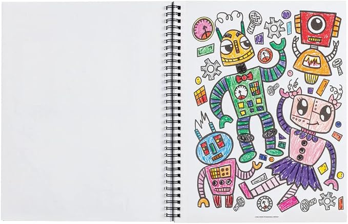 Prang Amazing Artist Sketch Book By Cassie Stephens, White, 8.5” x 11”, 80 Pages