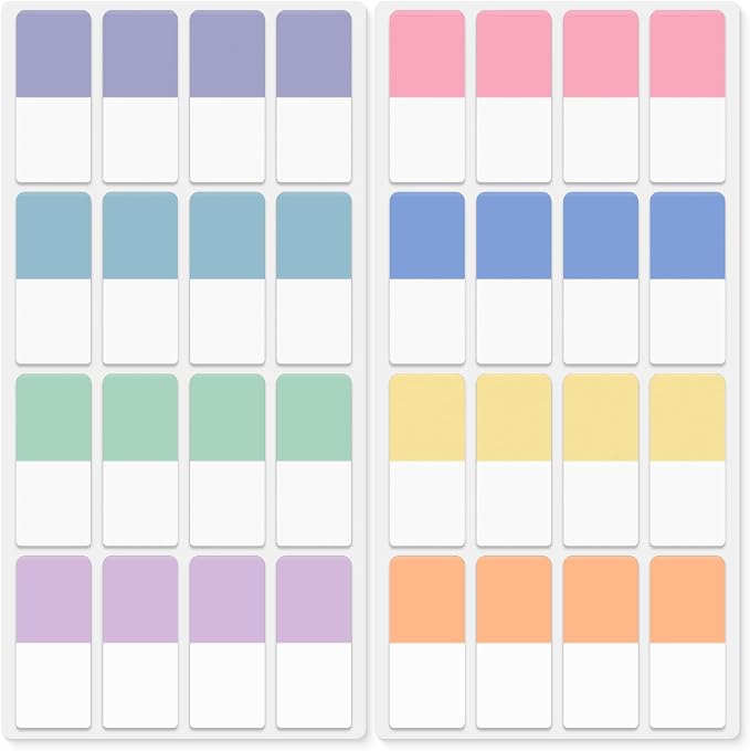 Mr. Pen- Sticky Index Tabs, 480 Pcs, Pastel Sticky Tabs for Notebooks | Page Markers