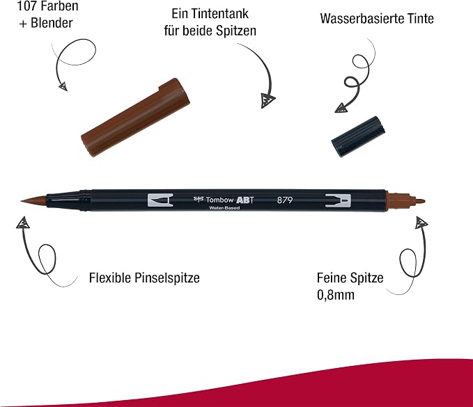Tombow Dual Brush Pen, Abt, No. 879 (AB-T879)