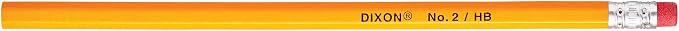 Dixon No. 2 Yellow Pencils, Wood-Cased, Black Core, #2 HB Soft, Boxed (14412) (Pack of 20, 2880 Count Total)
