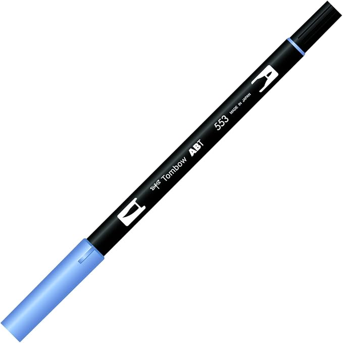 Tombow ABT 553 Dual Brush Pen - Mist Purple