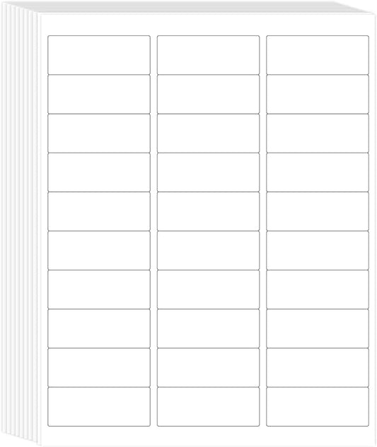L LIKED Printable Address Labels, 1" x 2-5/8", 900 Labels, 30 per Sheet, Mailing Labels for Envelopes (30 Sheets)