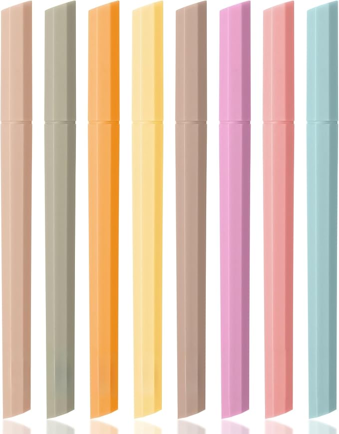 Mr. Pen- Aesthetic Highlighters No Bleed, 8 Pack, Chisel Tip | Cute Bible Highlighters Assorted Colors for Journaling, Highlighting, Underlining, Fast Dry, Back to School Supplies