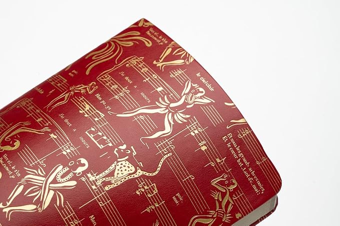 HARLEM CANDLE CO. – Ode to Josephine Luxury Journal, Red & Gold – 300 Lined Pages | Vegan Leather Cover, Gilded Edges, Ribbon Bookmark | Inspired by Josephine Baker (Red/Gold)