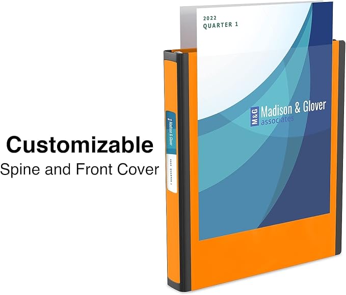 Staples Better Binder, 1.5" Heavy‑Duty D‑Ring 3‑Ring Binder, Orange, Reinforced Spine for Long‑Lasting Use, 400‑Sheet Capacity, School & Office, 3‑Pack