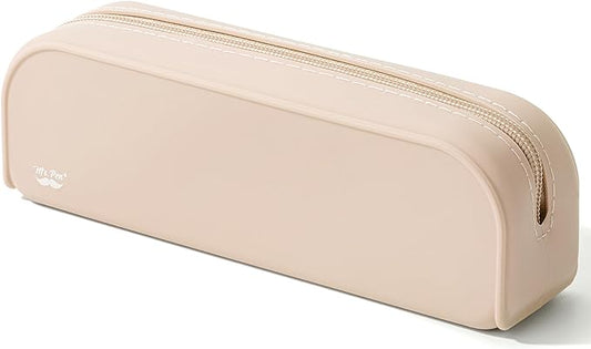 Mr. Pen- Silicone Pencil Case, Aesthetic Pencil Bag for Women, Makeup Pouch | Multifunctional Pouch for Stationery, Cosmetics and Electrical Goods Storage