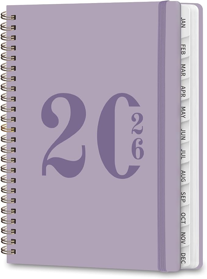 2026 Planner, Weekly and Monthly Calendar Academic Planner, Jan 2026 - Dec 2026, Planning Agenda Book for Desk Accessories and School Supplies - A5 (6.3'' x 8.5'')
