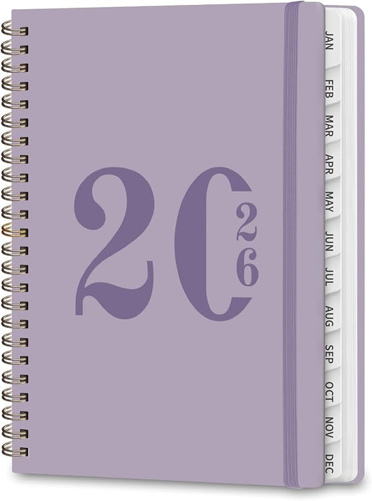 2026 Planner, Weekly and Monthly Calendar Academic Planner, Jan 2026 - Dec 2026, Planning Agenda Book for Desk Accessories and School Supplies - A5 (6.3'' x 8.5'')
