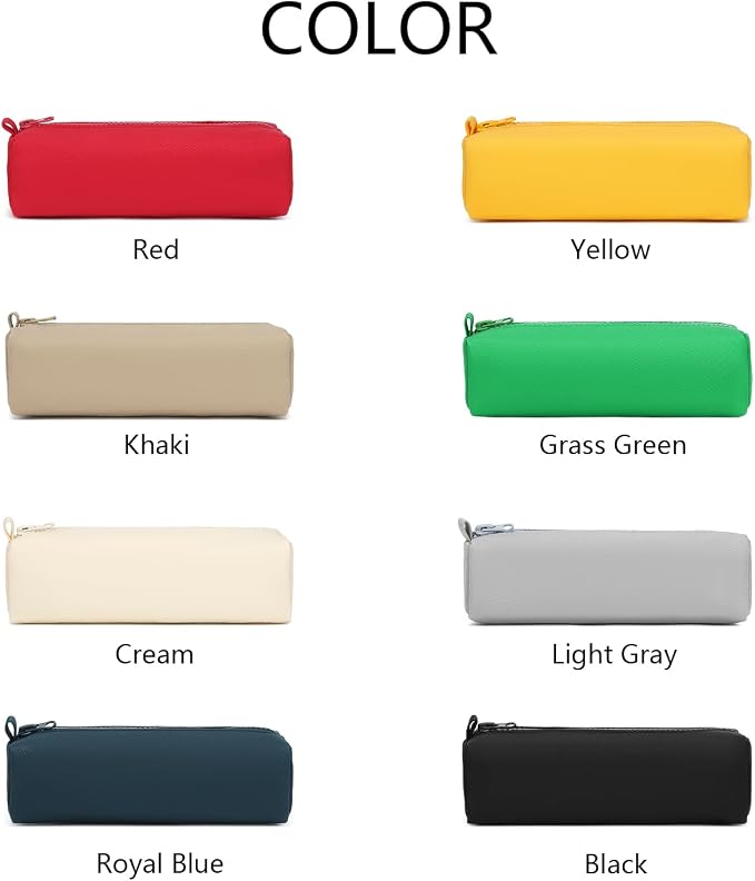 Pencil Case Lightweight and Durable Ideal Pencil Pouch for School and Office Supplies (Cream,Oxford)