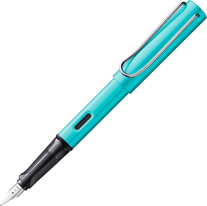 LAMY AL-star turmaline - Fountain Pen with ergonomic grip & polished steel nib in size M - lightweight aluminum body - including LAMY T 10 blue cartridge - Right-Handed