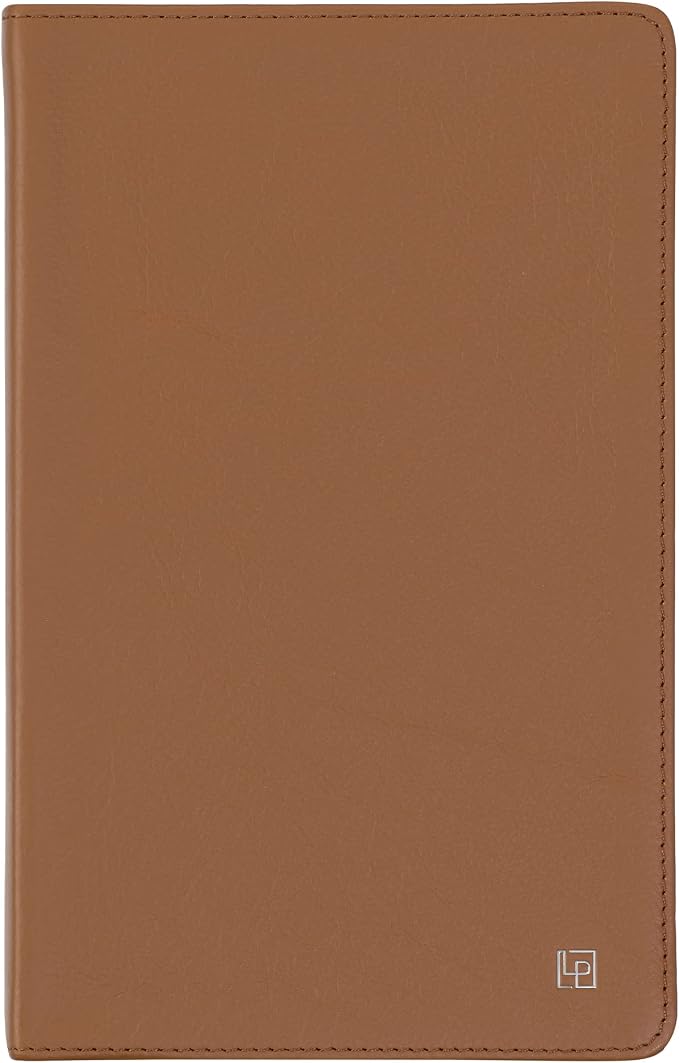 Classic Leather Notebook Writing Journal, Softcover, Narrow Ruled, Table of Contents and Numbered Pages