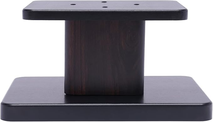 Universal Speaker Stand Pair, H6in Desktop Bookshelf Speaker Stands Holder for Surround Sound Studio Monitors Up to 33lbs, for Home Theater Living Room Floor, Black