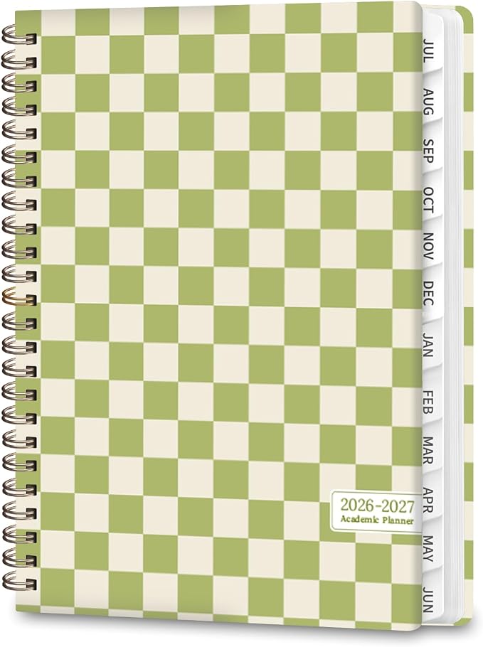 Planner 2026-2027, Weekly and Monthly Academic Year Calendar Planner, July 2026 - June 2027, Daily Agenda Book for Office School Supplies, A5(6.3'' x 8.5'')