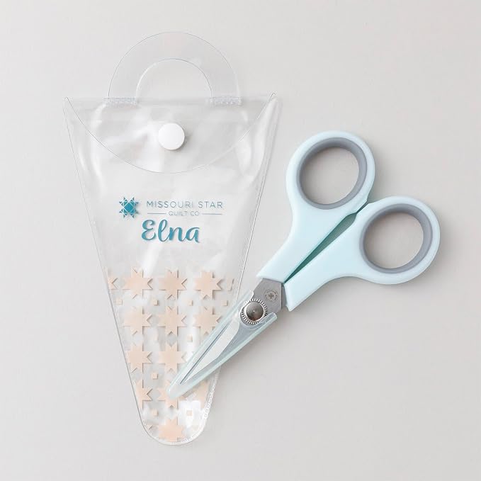 Missouri Star Small Scissors 4.5” - Mini Scissors All Purpose for Cutting Fabric, Sewing, Crafting - Ultra Sharp with Comfort Grip and Blade Cover, NOT8077