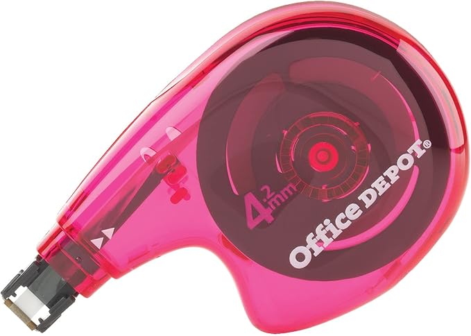 Office Depot® Brand Side-Application Correction Tape, 1 Line x 392", Pack of 16 Cartridges