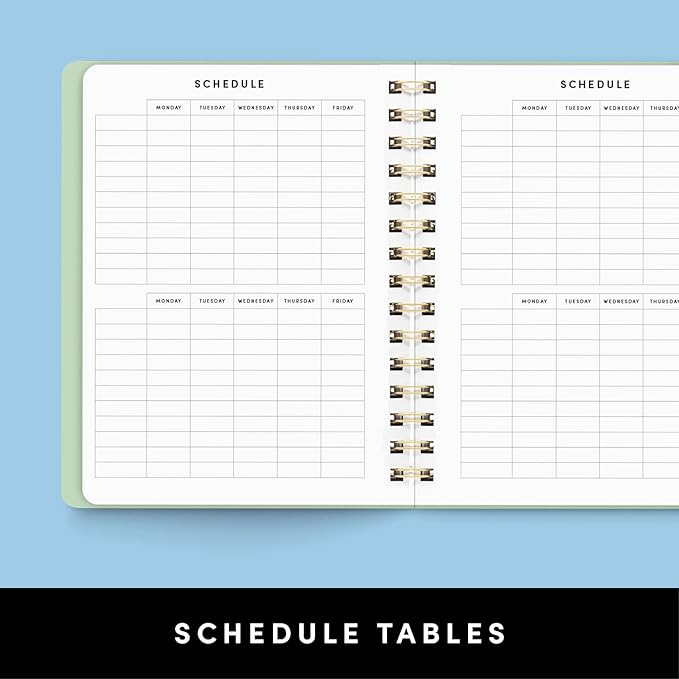 PAPERAGE Academic Planner, Weekly & Monthly Planner & Calendar, 12-Months, July 2026 - June 2027, (7" x 8"), School & Student Planning Agenda with Tabs, Bonus Pages & Inner Pocket, royal Blue
