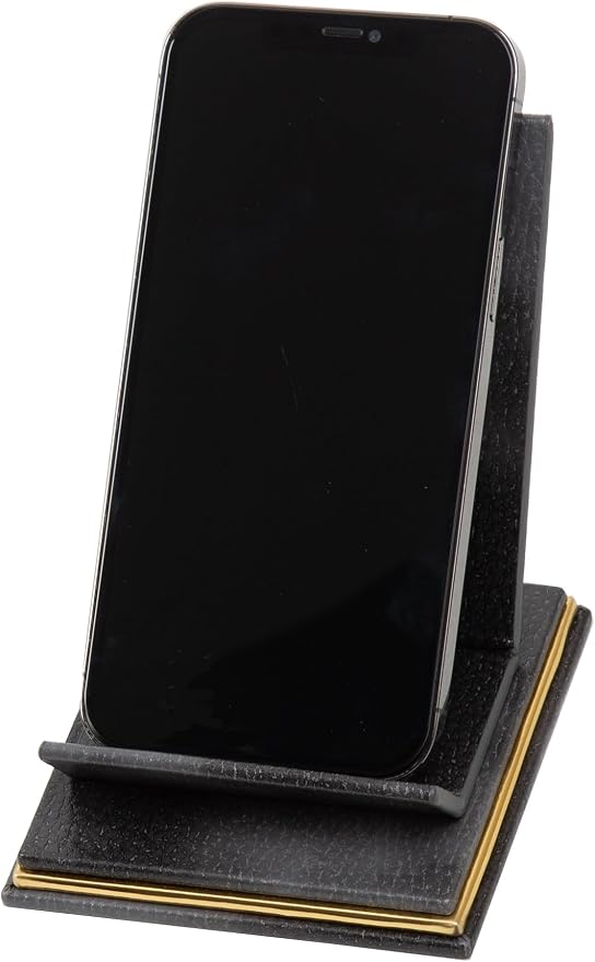 Cloud Luxury Leather Desk Set – 10 Piece Executive Desk Organizer with Desk Pad, Double Document Tray, Pen Holder, Memo Holder, Business Card Holder & Phone Stand – Gold Office Accessories (Gray)