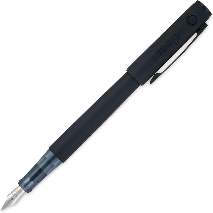 PILOT Explorer Lightweight Fountain Pen in Gift Box; Black Barrel, Medium Nib (16906)