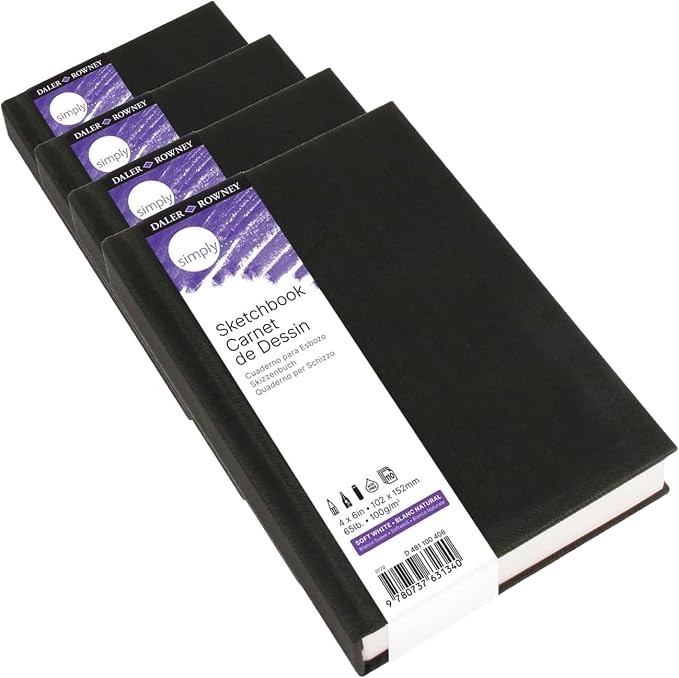Daler-Rowney 0 Count, 4-x-6-Inch, Soft White (Pack of 4)