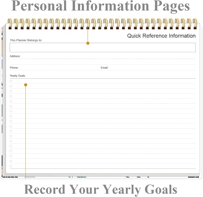 Weekly Productivity Planner - 8.5" x 11" Dashboard Desk Notepad Has 6 Focus Areas to List Tasks for Goals, Projects, Clients, Academic or Meal-Organize Your Daily Work Efficiently, 54 Weeks, Rose Flower