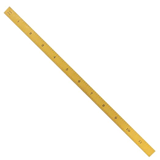 PEC Tools 6&12-Inch Titanium Nitride Coated Machinist Ruler Set, 4R Graduations: 1/8", 1/16", 1/32", 1/64", TiN Coating Engineer Ruler, Extreme Scratch Resistant, Value Bundle Pack, Made in USA
