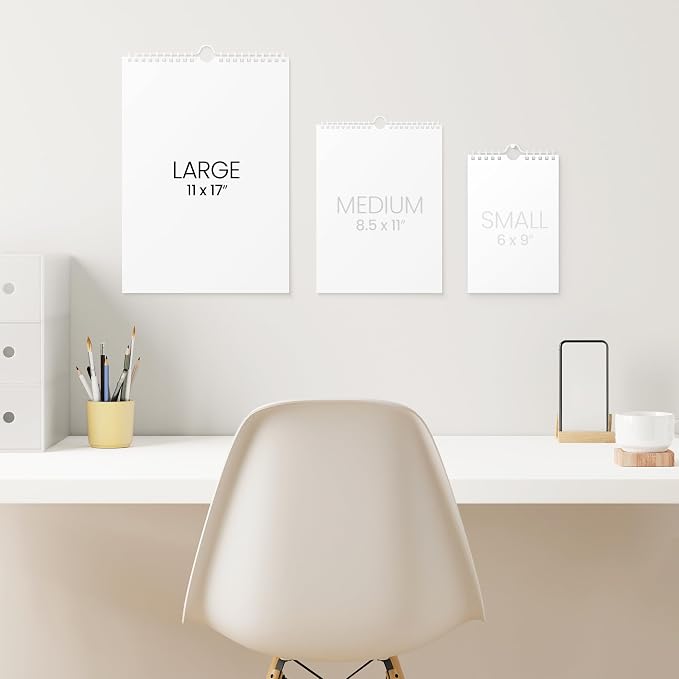 Karto Wall Calendar 2026-2027 11x17 in - Flowers | July 2026 to December 2027, Vertical, Boosts Productivity, Easy Monthly Planning