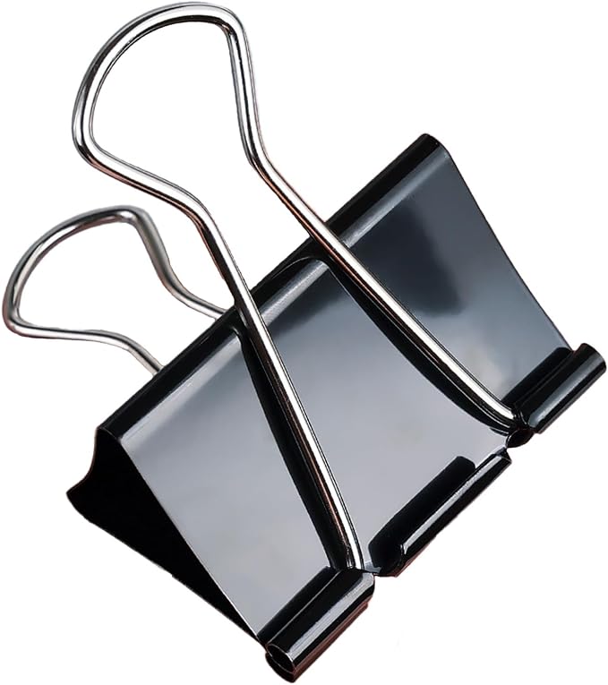 12 Pack Extra Large Binder Clips 2 inch Big Paper Clips for Office Home School
