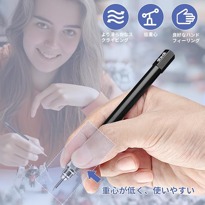 stedi Tungsten Steel Scriber, Model Hobby Making Tools, Resin Carved Scribe Line Cutting Tool for Gundam, Scale Military Model, 3D Resin Parts