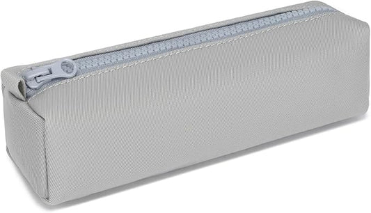 Pencil Case Lightweight and Durable Ideal Pencil Pouch for School and Office Supplies (Light Gray,Oxford)