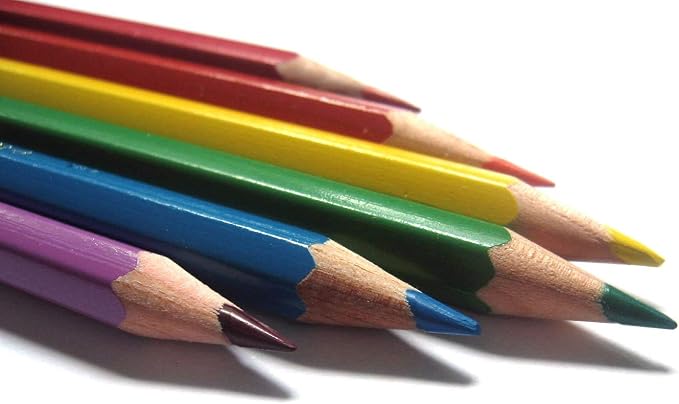 Colored Pencils Soft Core Color Pencil Set for Kids Adult Coloring Books Drawing, Writing Sketching (24 Count)