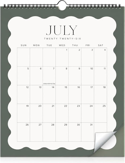 Aesthetic 2026 Wall Calendar - Runs from January 2026 Until July 2027 - The Perfect Large Modern 2026-2027 Calendar Planner for Easy Organizing