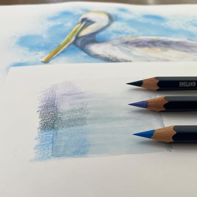 Derwent Colored Pencils, WaterColour, Water Color Pencils, Drawing, Art, Wooden Box, 48 Count (0700758)