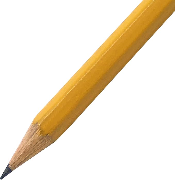 Cra-Z-Art U.S.A. Gold Pre-sharpened American Wood Cased #2 HB Yellow Pencils, 96 Pack
