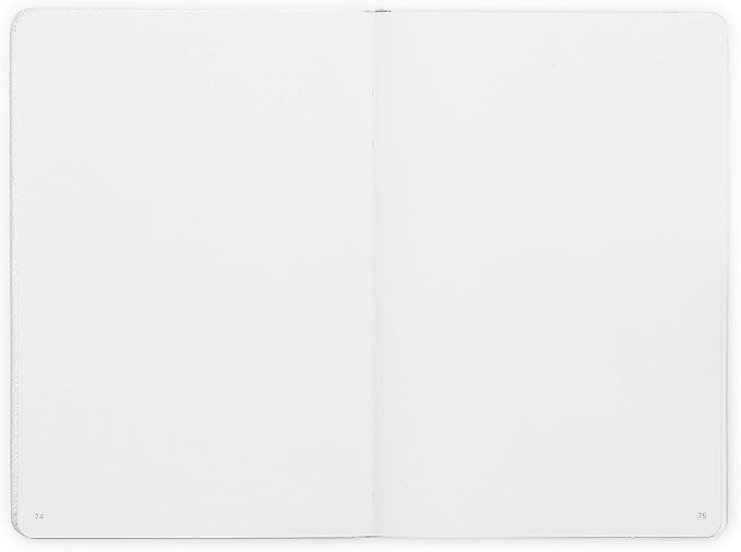 Minimalism Art, Premium Hard Cover Notebook Journal, Classic 5" x 8.3", 122 Numbered Pages, Gusseted Pocket, Ribbon Bookmark, Extra Thick Ink-Proof Paper 120gsm, San Francisco (Plain, Pink)