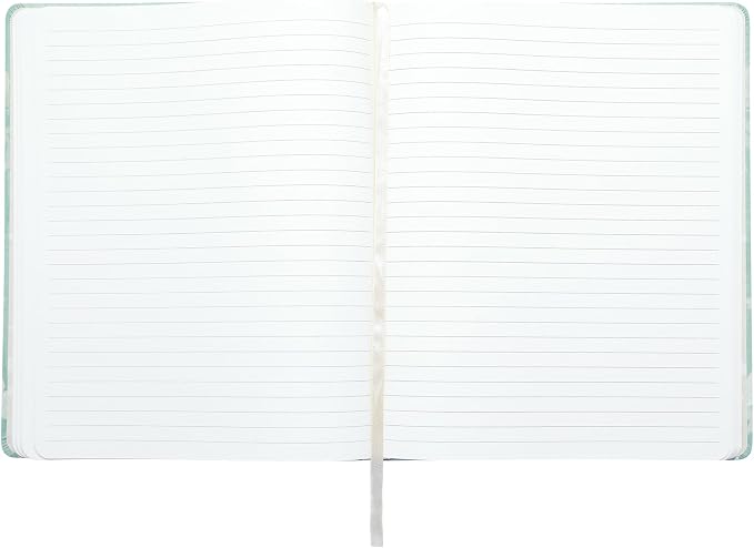 WORLD TRAVELER Large Lined Journal Notebook 256 Ruled White & Ivory Pages | Lay-Flat Binding, Gilded Page Edges Resist Wear, Reinforced Square Corners, Bleed-Resistant Smooth Paper