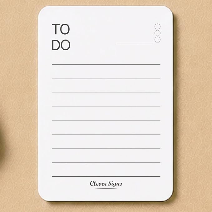 Mini To Do List Notepad 8 Pack, A7 Size 2.9" x 4.1", 50 Sheets Each, Undated Daily To Do Planner with Deadline Column, Thick Paper, Cardboard Backing, Small Checklist Memo Pads for Shopping, Work, Home & School